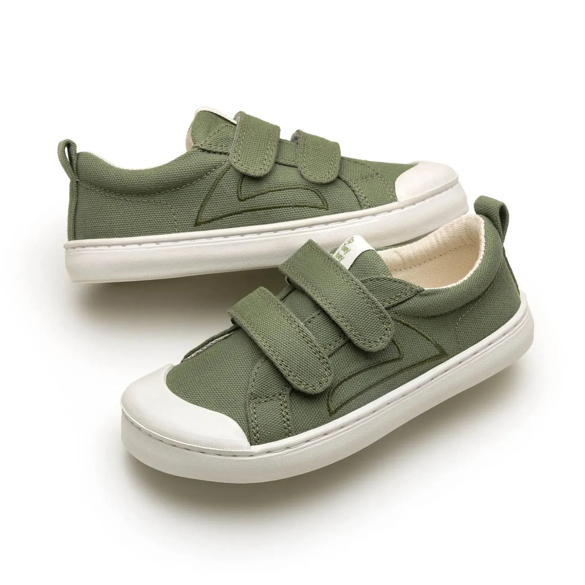 Tip Toey Joey Boy's and Girl's Ramp Green Sneakers - Lona Verde Pistache New