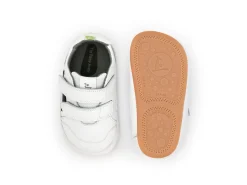 Tip Toey Joey Boy's And Girl's Landy Sneakers - White / Black Clearance