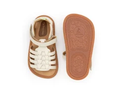 Tip Toey Joey Boy's And Girl's Athena Sandals - Tapioca Hot