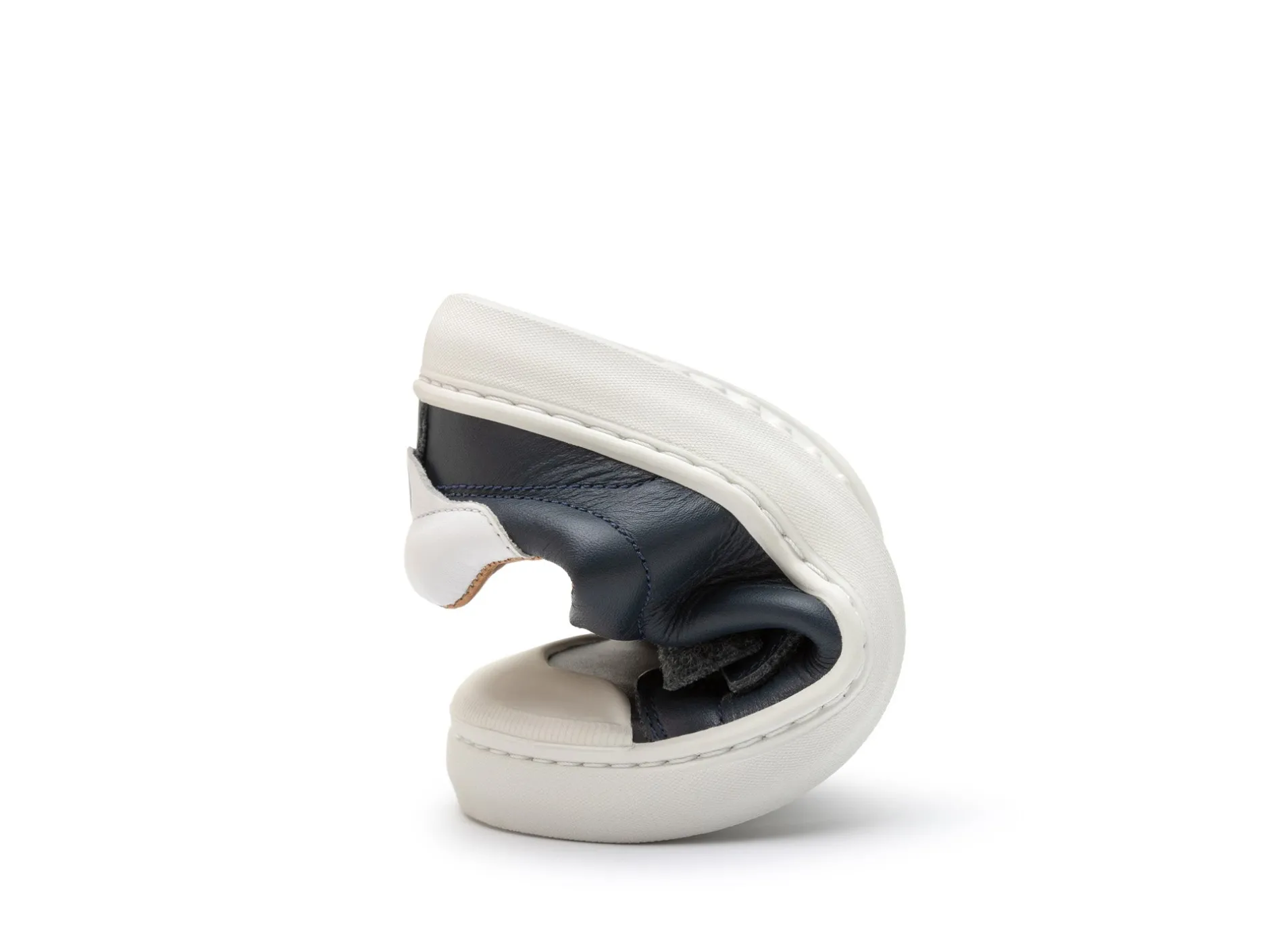 Tip Toey Joey Boy's and Girl's Ramp Sneakers - Navy / White Clearance