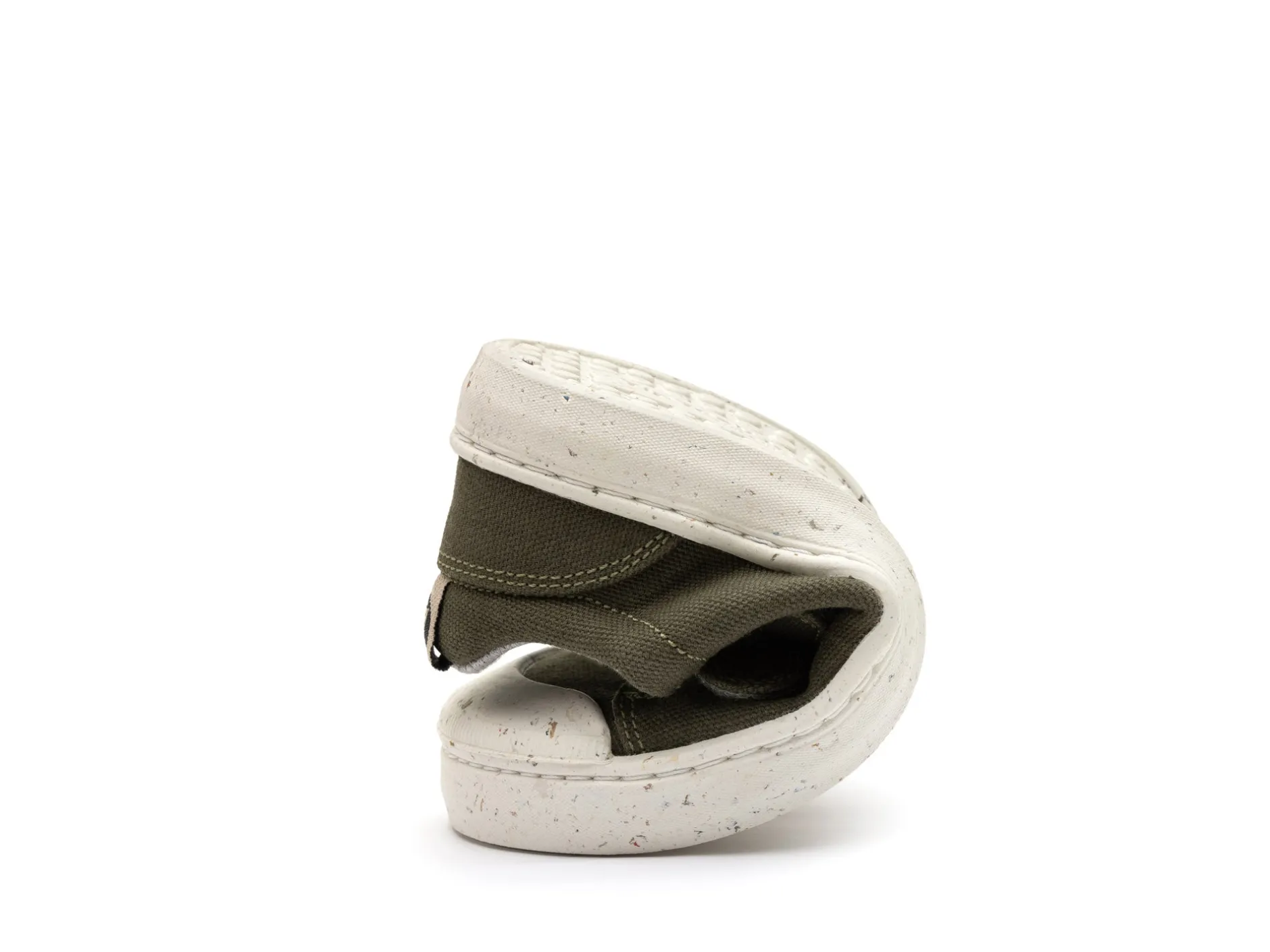 Tip Toey Joey Boy's And Girl's Ramp Green Sneakers - Verde Musgo Eco Canvas Hot
