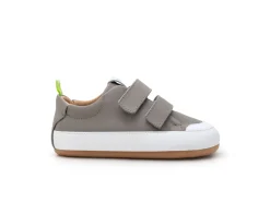 Tip Toey Joey Boy's and Girl's Bossy Sneakers - Aluminum / White Outlet