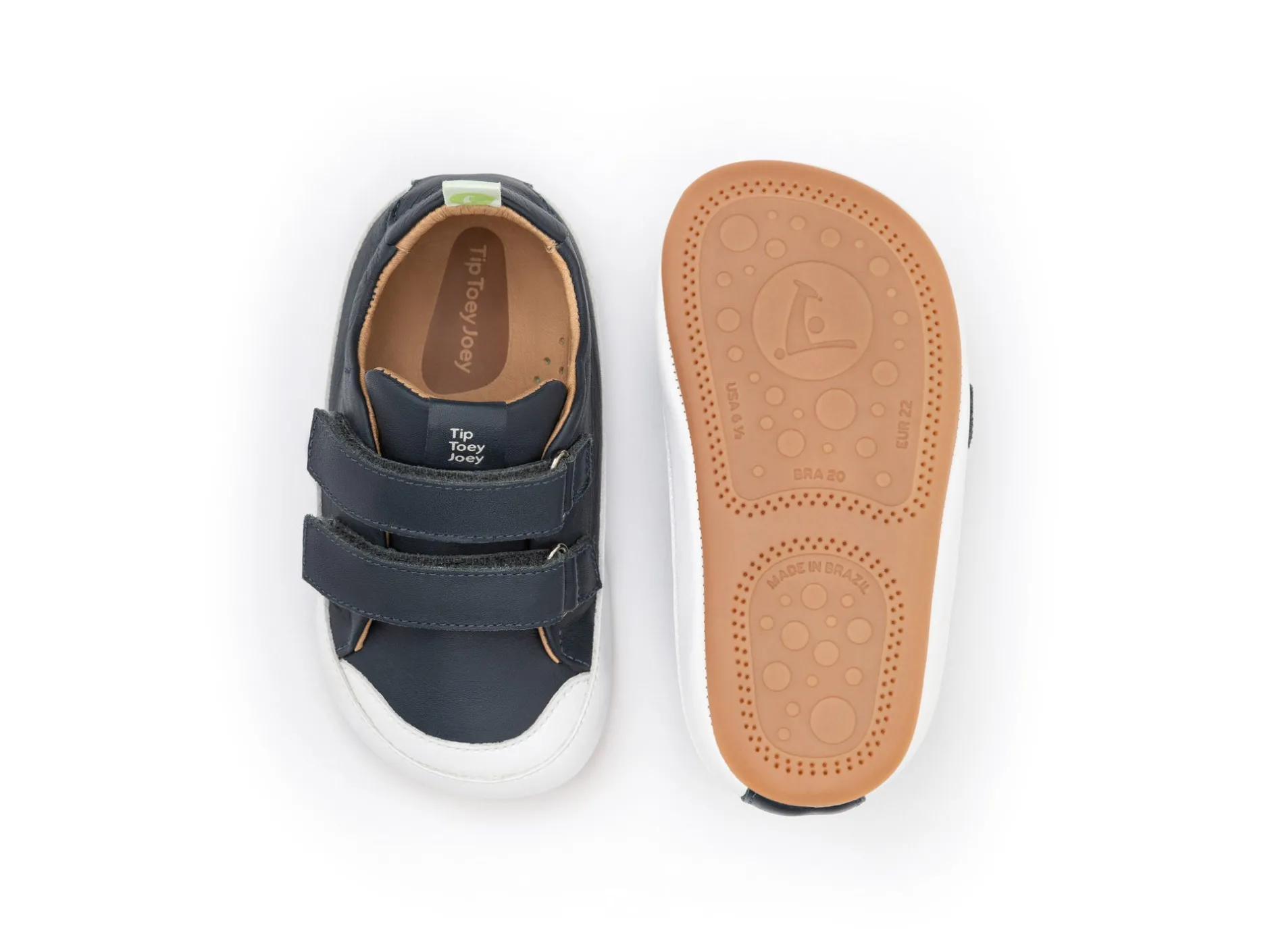 Tip Toey Joey Boy's Bossy Sneakers - Navy / White Clearance