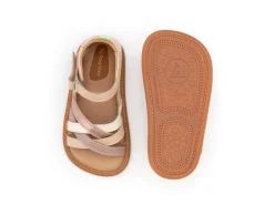 Tip Toey Joey Girl's Criss Cross Sandals - Pink Pearl / White Dream / Pink Dream New