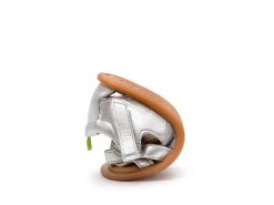 Tip Toey Joey Girl's Criss Cross Sandals - Sterling Silver Discount