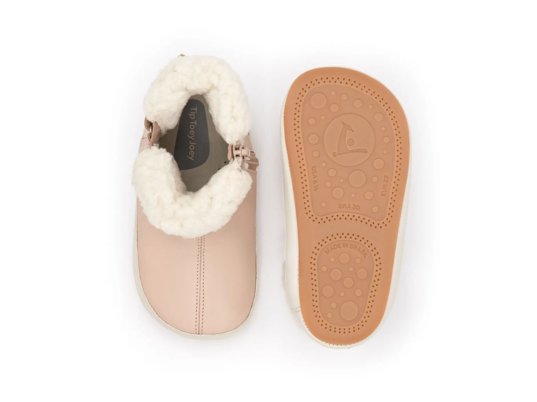 Tip Toey Joey Girl's Dobby Boots - Cotton Candy / Tapioca New