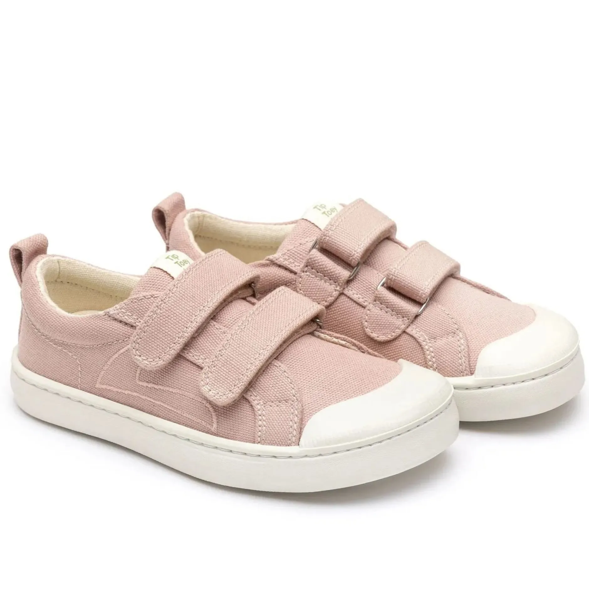 Tip Toey Joey Girl's Ramp Green Sneakers - Lona Rosa Quartzo Clearance