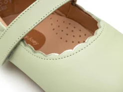 Tip Toey Joey Girl's Roundy Mary Jane Shoes - Aloe Wash / Champagne Online