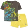 Tuc Tuc Jungle Print T-shirt and Bermuda Shorts Set Sale