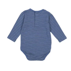 Tutto Piccolo 9123 Body Punto Liso Bodysuit - Indigo Hot