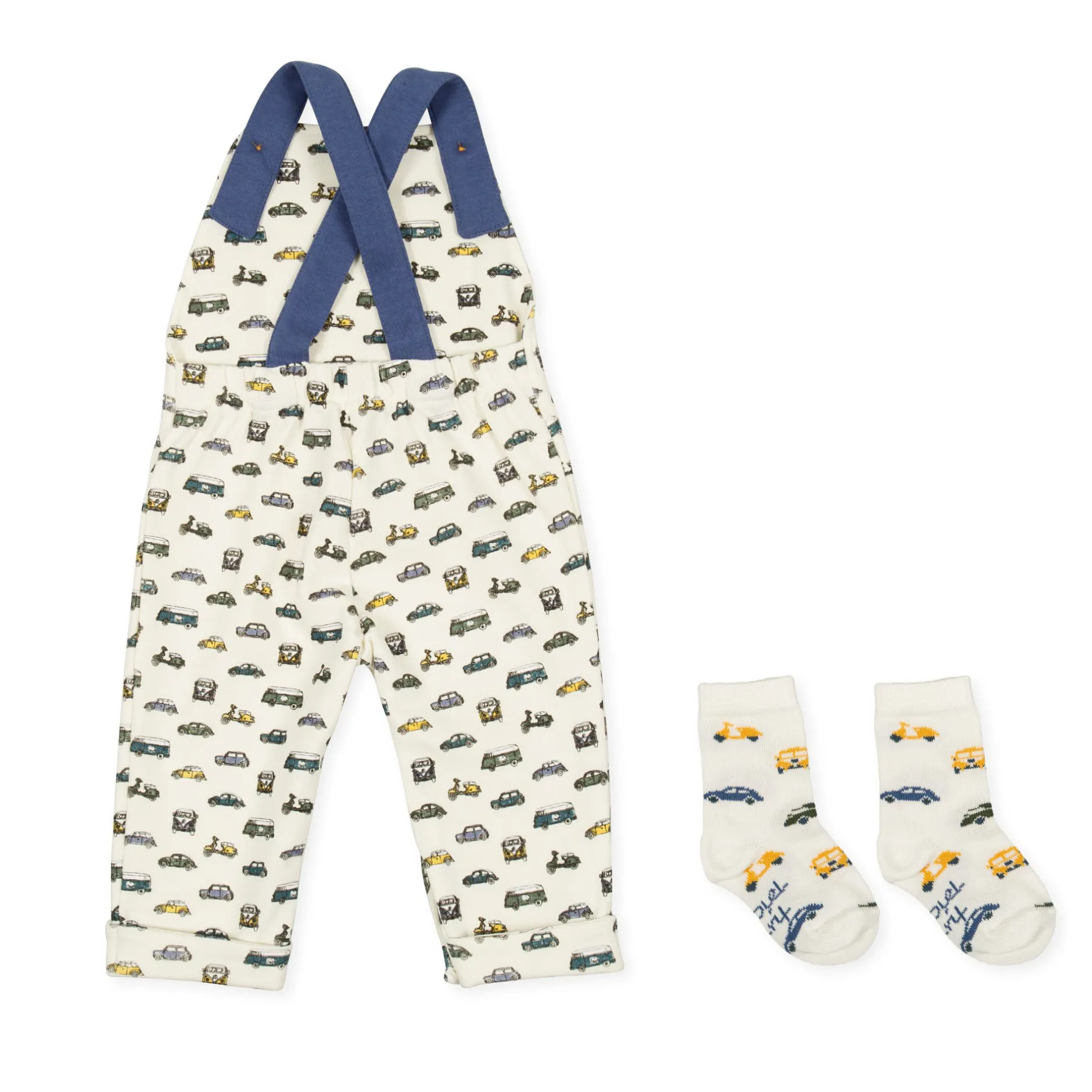 Tutto Piccolo 9322 Peto with matching socks- Ecru Outlet