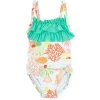 Tutto Piccolo 1071 Swimsuit - Aqua Marine Discount