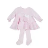 Tutto Piccolo 9214 Vestido Con Leotardos Punto Roma Dress With Tights - Pink Outlet