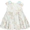 Tutto Piccolo Teal Pastel Floral Dress - Ceramic Online