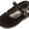 Victoria Alba Velvet Mary Jane Black for Girl's Online