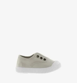 Victoria Boy's and Girl's Inglesa DREC Canvas Trainers - Hielo Sale
