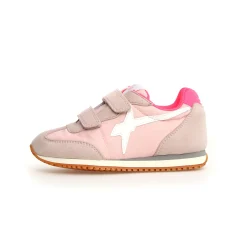 W6YZ Girl's Samoa Vl-J Casual Shoes - Cipria / White / Fuchsia Fluo New