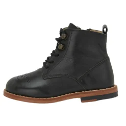 Young Soles Girl's Buster Brogue Leather Boot - Black Discount